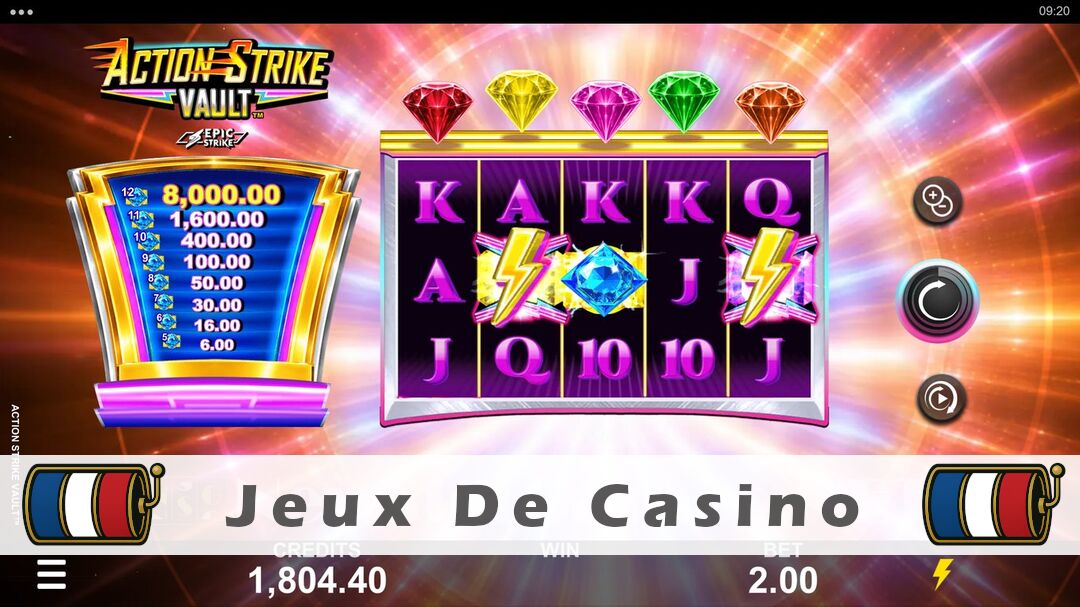 Démo de la machine à sous Action Strike Vault Slot