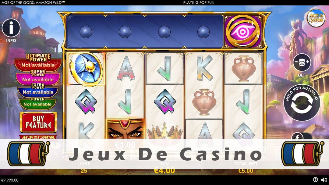 Démo de la machine à sous Age of the Gods Amazon Wild Slot