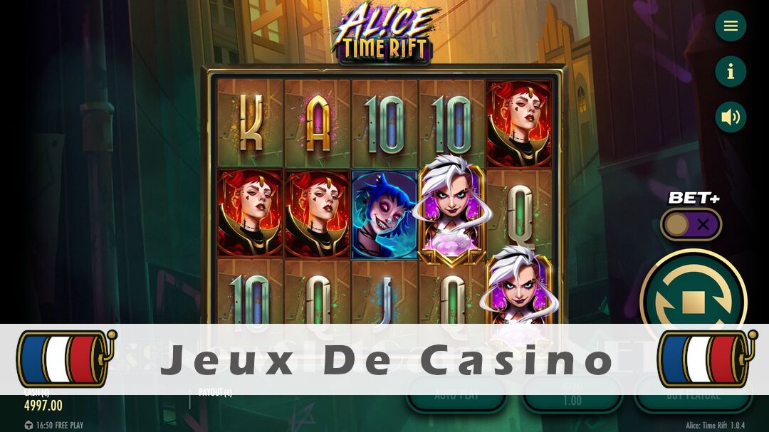 Démo de la machine à sous Alice Time Rift Slot