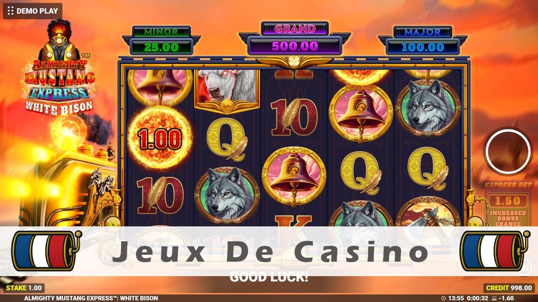 Démo de la machine à sous Almighty Mustang Express White Bison Slot