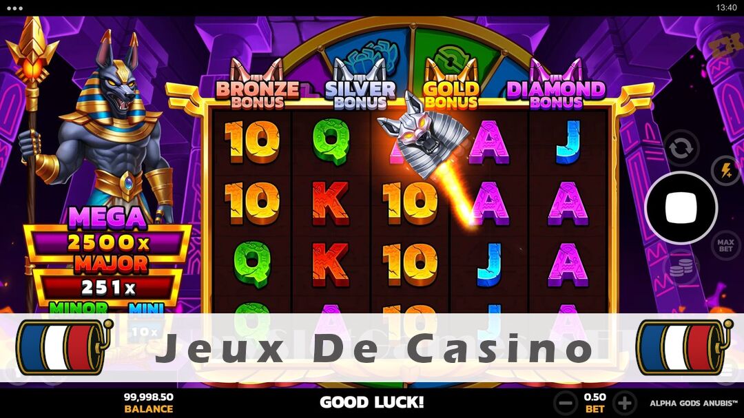 Démo de la machine à sous Alpha Gods Anubis Slot