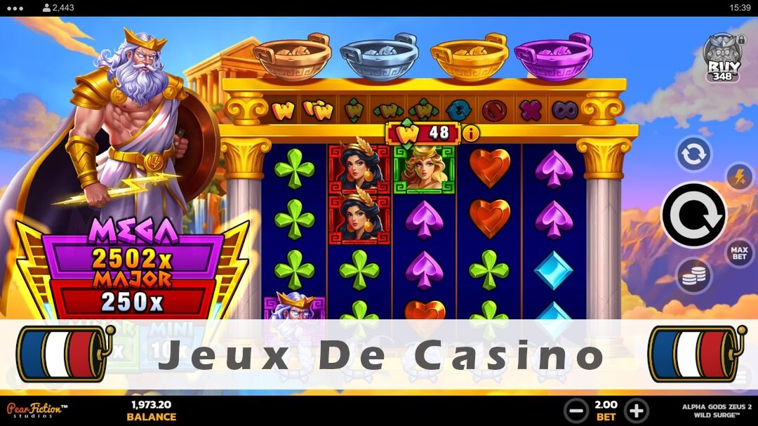 Démo de la machine à sous Alpha Gods Zeus 2 Wild Surge Slot