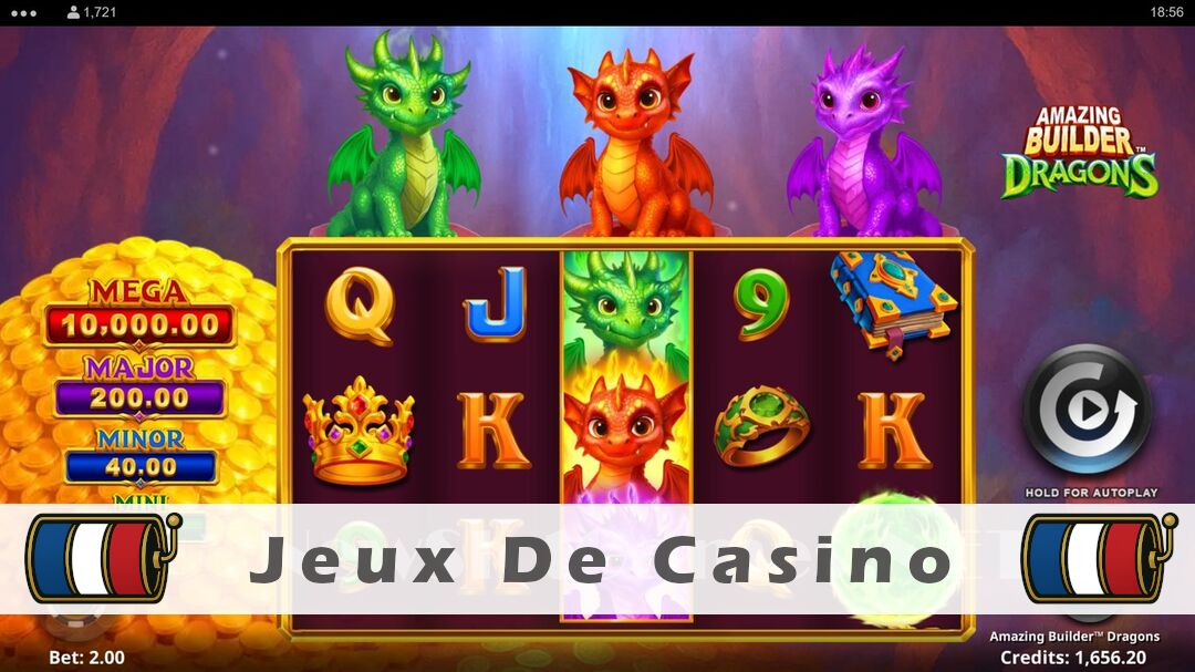 Démo de la machine à sous Amazing Builder Dragons Slot