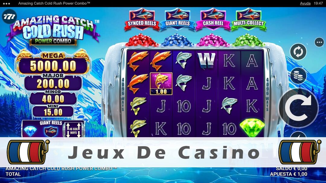Démo de la machine à sous Amazing Catch Cold Rush Power Combo Slot