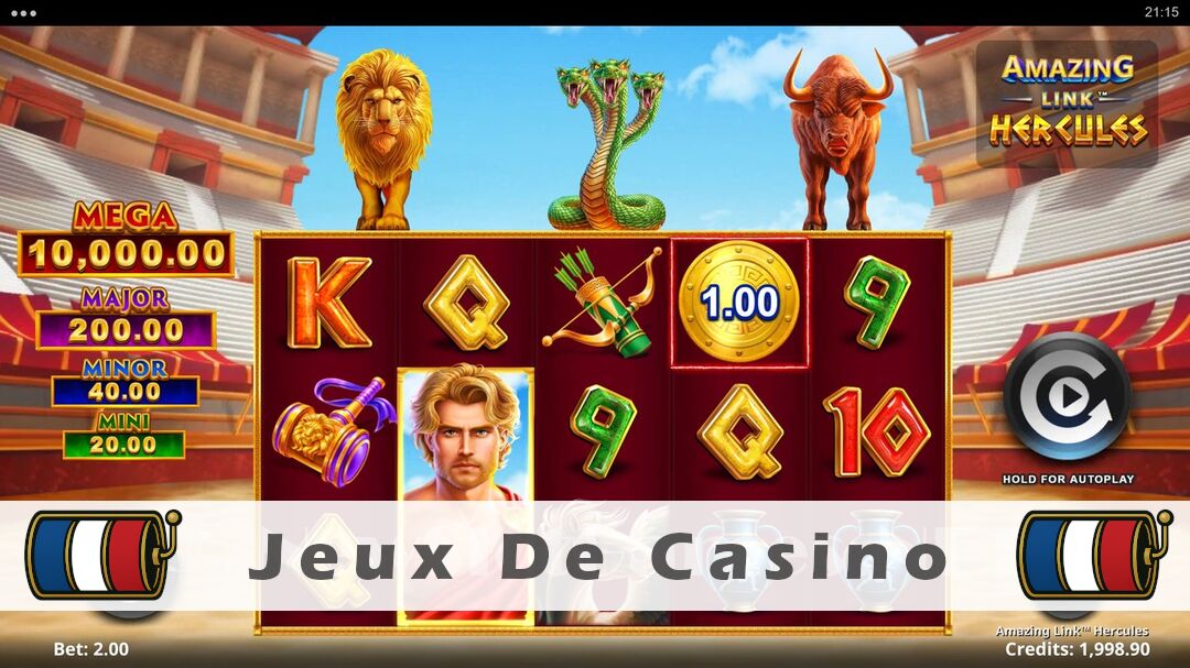 Démo de la machine à sous Amazing Link Hercules Slot