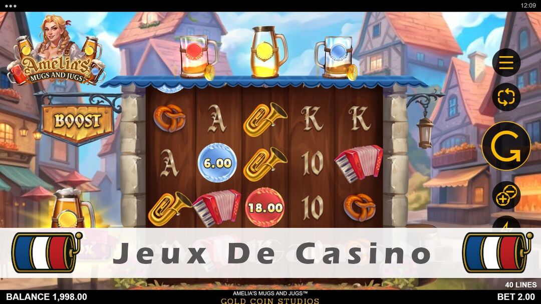 Démo de la machine à sous Amelias Mugs and Jugs Slot