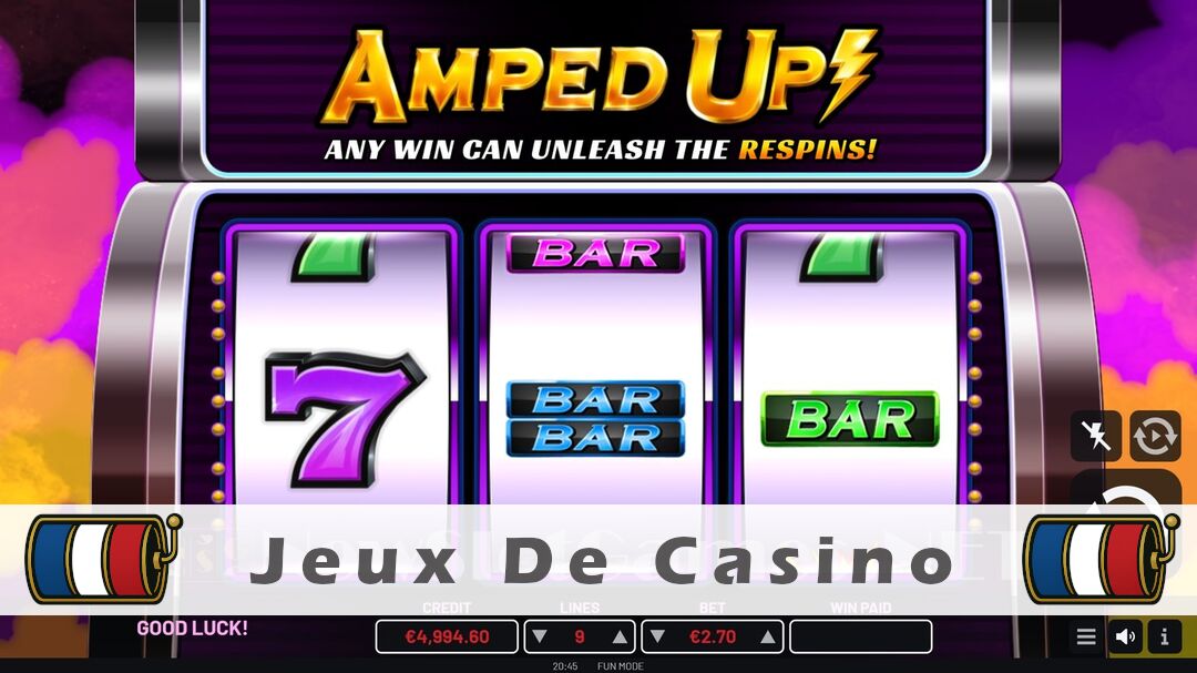 Démo de la machine à sous Amped Up! Slot