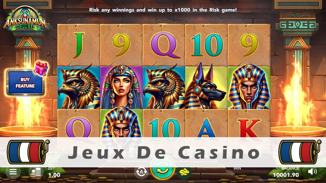 Démo de la machine à sous Anksunamun Deluxe Slot