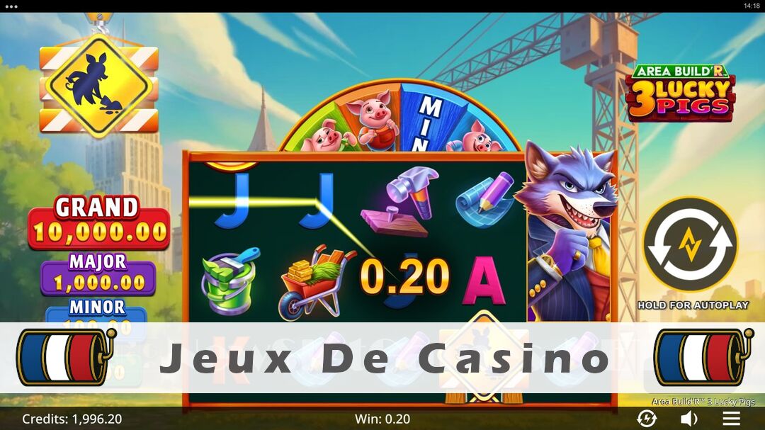 Démo de la machine à sous Area BuildR 3 Lucky Pigs Slot