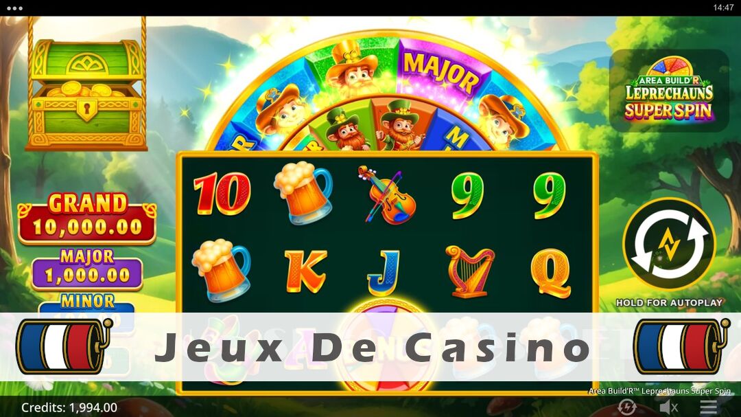 Démo de la machine à sous Area BuildR Leprechauns Super Spin Slot
