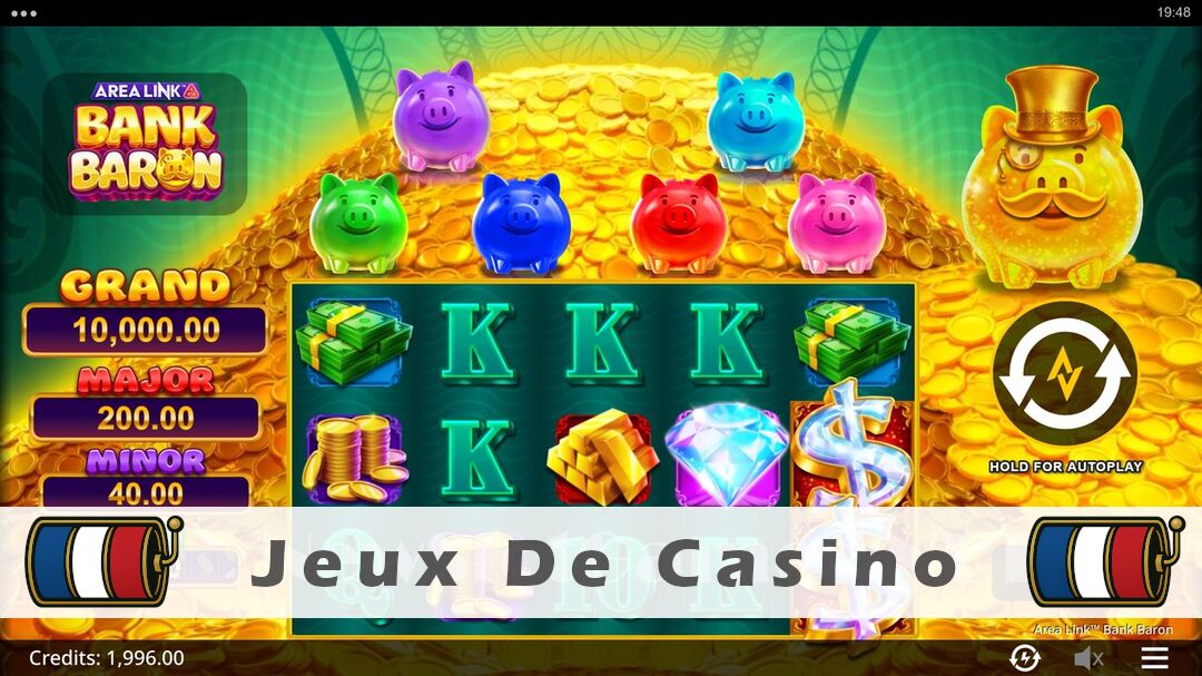 Démo de la machine à sous Area Link Bank Baron Slot