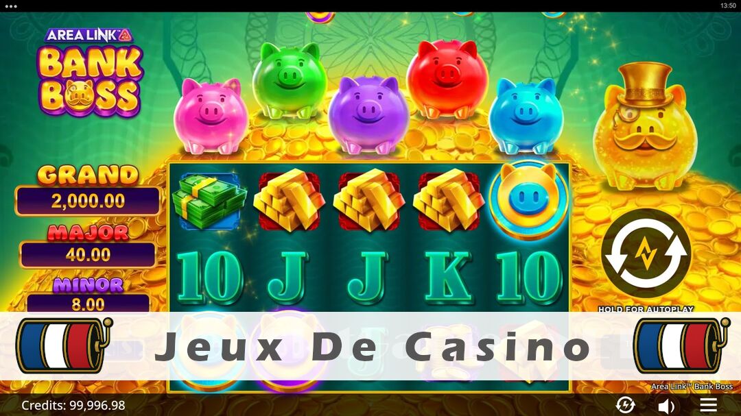 Démo de la machine à sous Area Link Bank Boss Slot