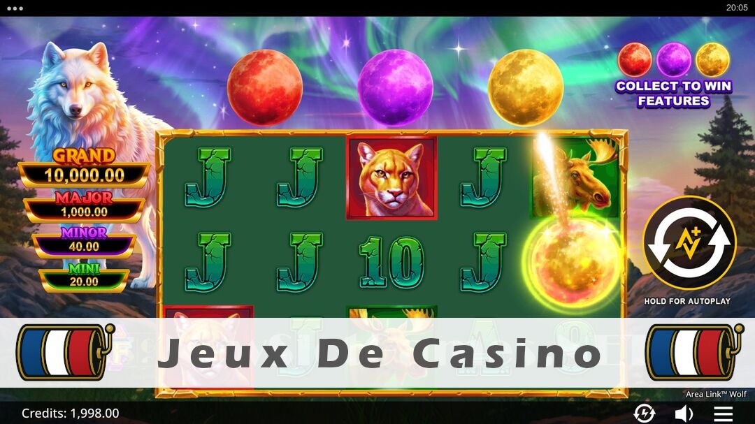 Démo de la machine à sous Area Link Wolf Slot