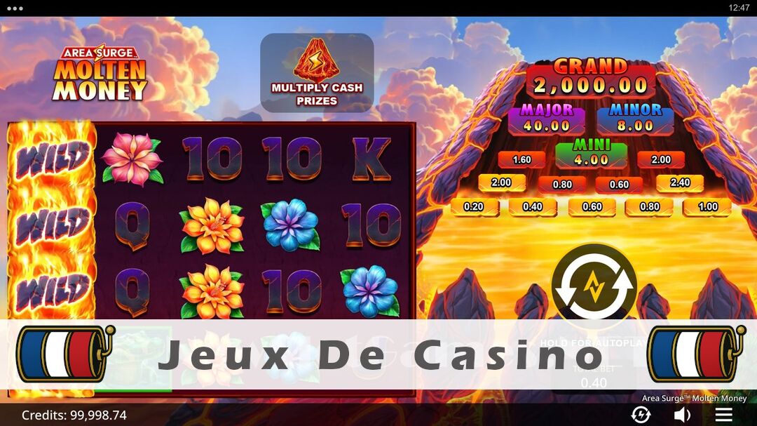Démo de la machine à sous Area Surge Molten Money Slot