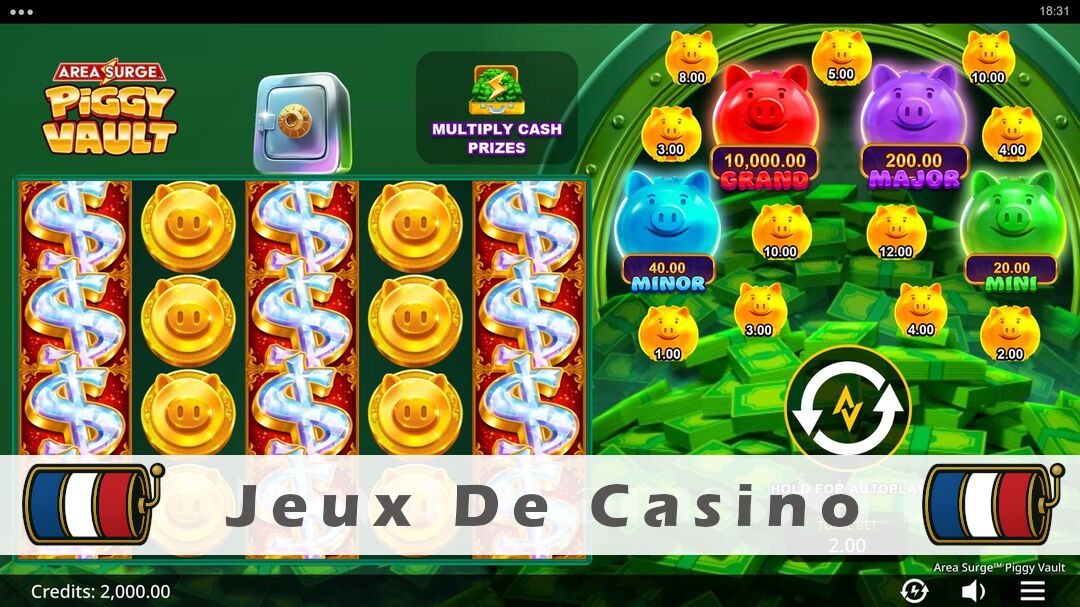 Démo de la machine à sous Area Surge Piggy Vault Slot
