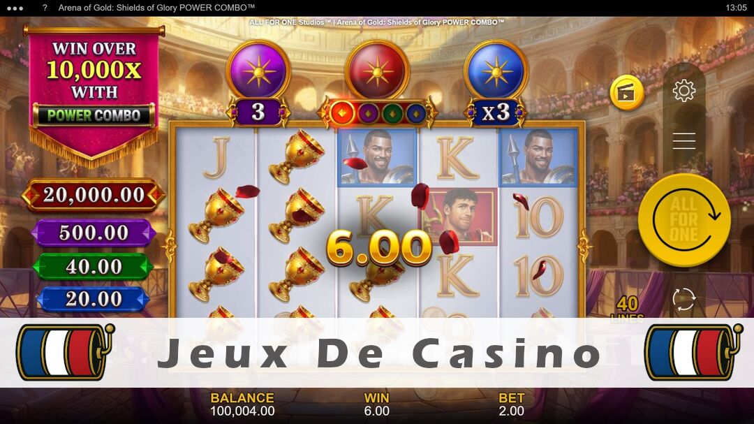 Démo de la machine à sous Arena of Gold Shields of Glory Slot