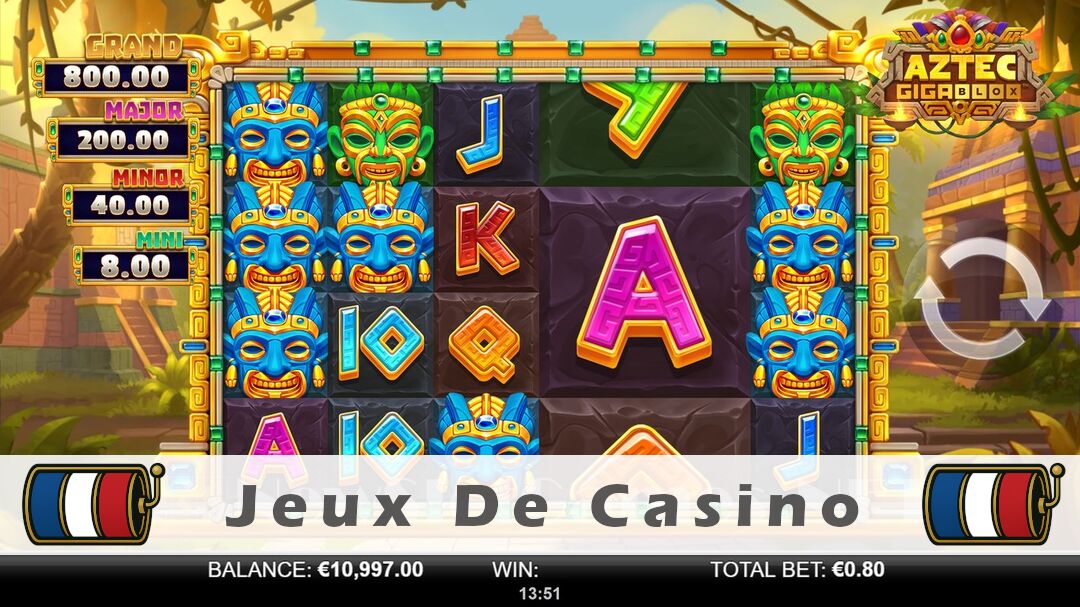 Démo de la machine à sous Aztec GigaBlox Slot