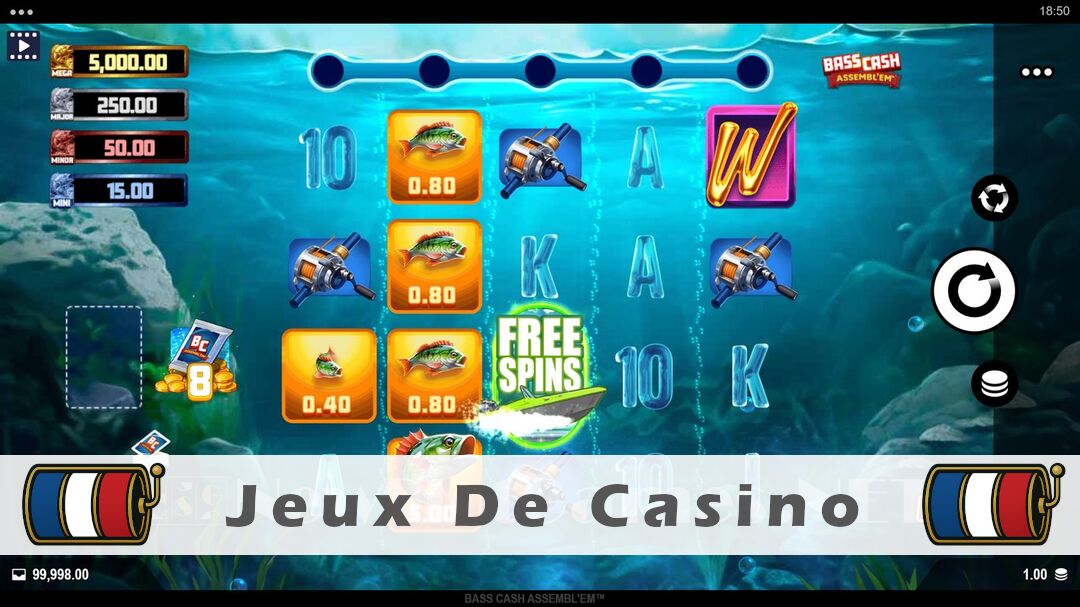 Démo de la machine à sous Bass Cash Assemblem Slot