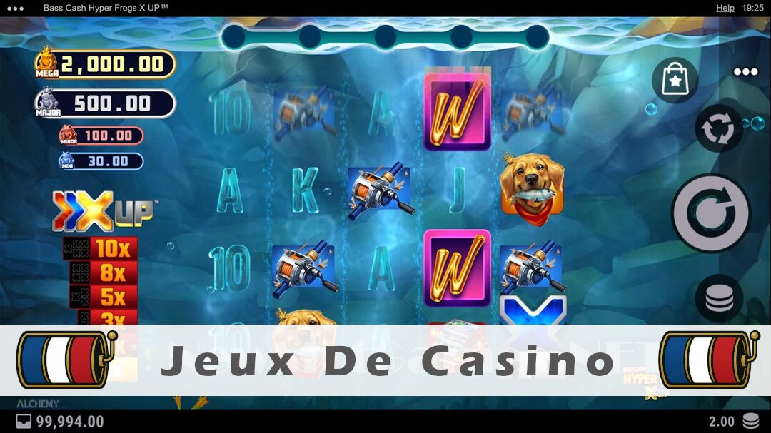 Démo de la machine à sous Bass Cash Hyper Frogs X UP Slot