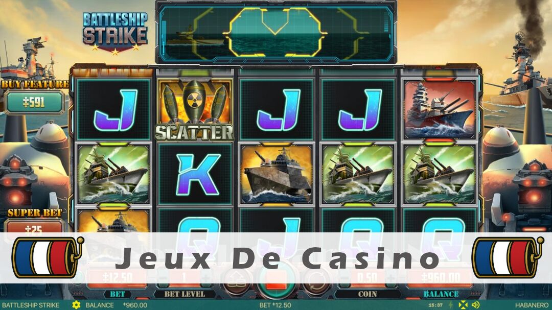 Démo de la machine à sous Battleship Strike Slot