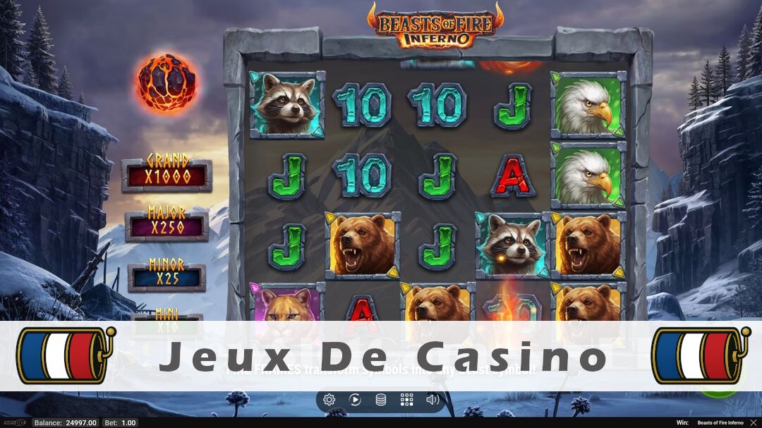Démo de la machine à sous Beasts of Fire Inferno Slot
