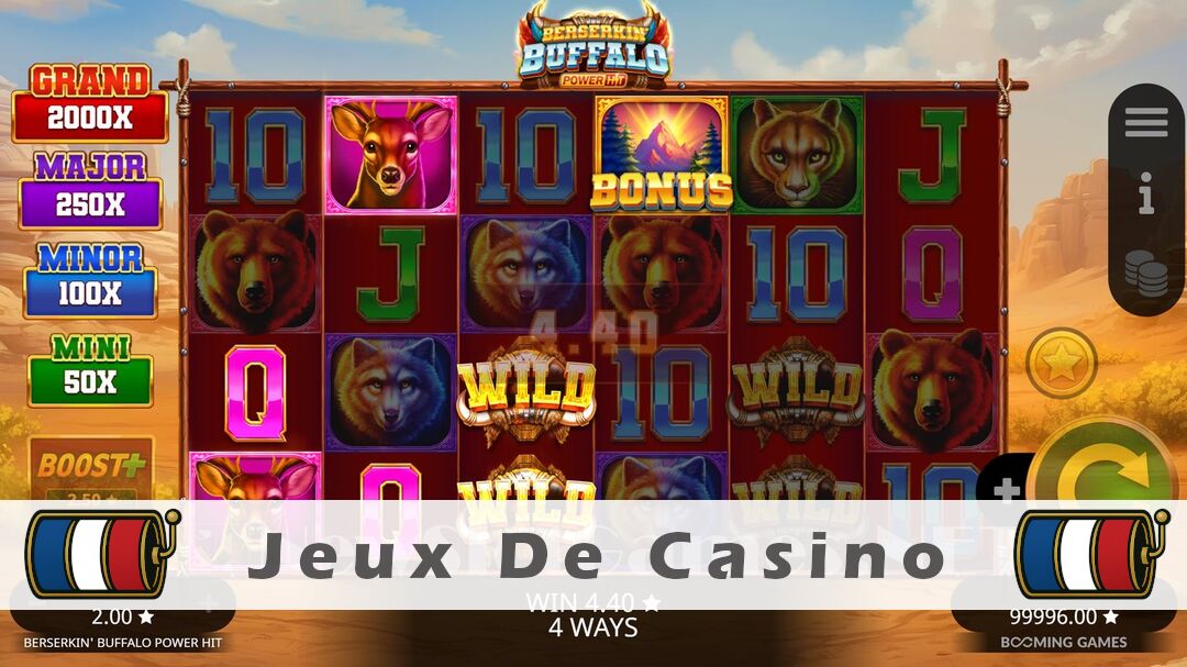 Démo de la machine à sous Beserkin Buffalo Slot