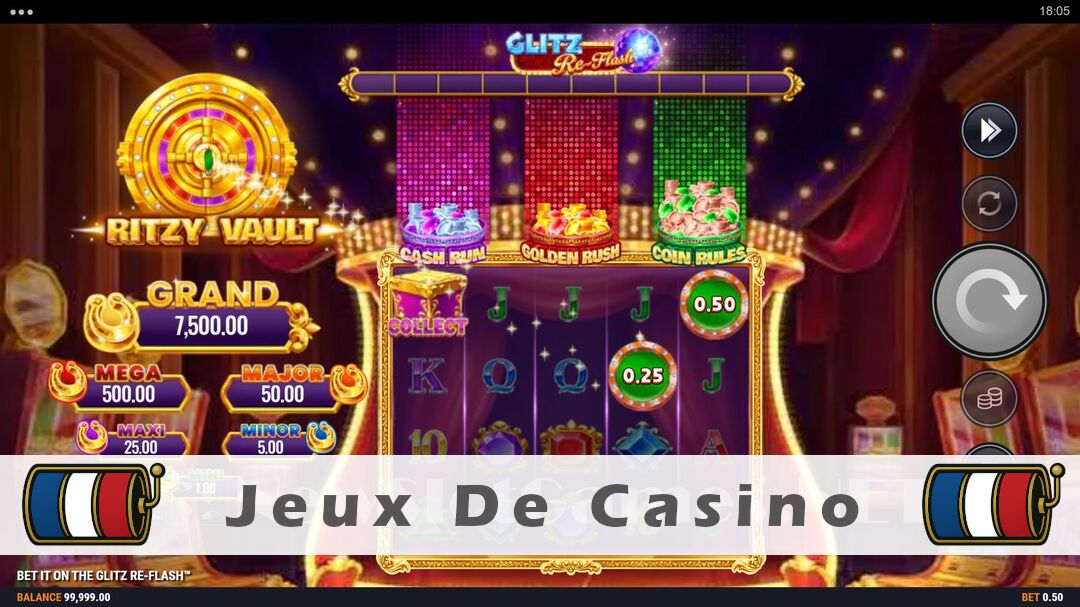 Démo de la machine à sous Bet It on the Glitz Re-Flash Slot