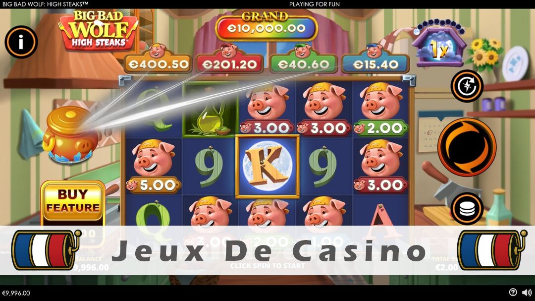 Démo de la machine à sous Big Bad Wolf High Steaks Slot