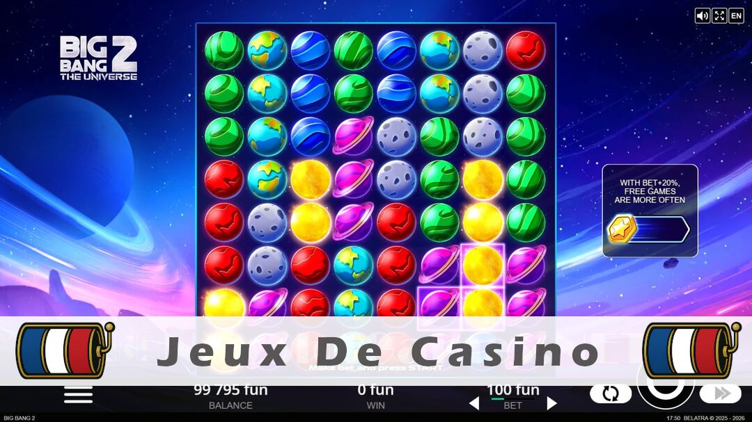 Démo de la machine à sous Big Bang 2 Slot