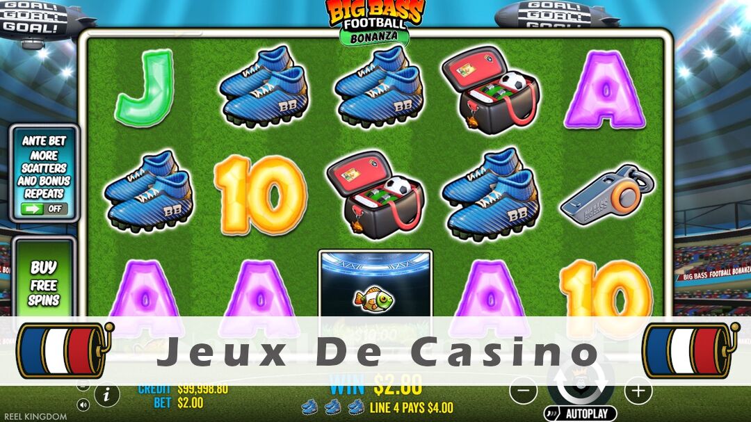 Démo de la machine à sous Big Bass Football Bonanza Slot