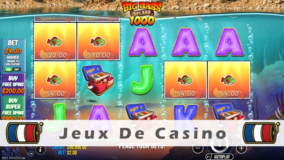 Démo de la machine à sous Big Bass Splash 1000 Slot