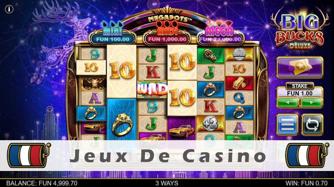 Démo de la machine à sous Big Bucks Deluxe Slot