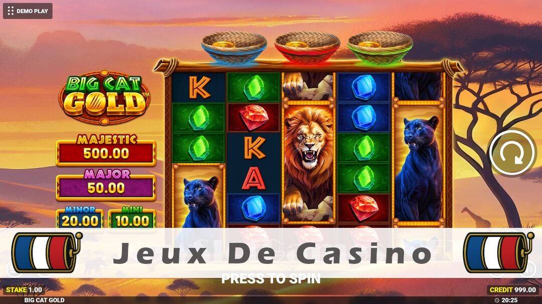 Démo de la machine à sous Big Cat Gold Slot