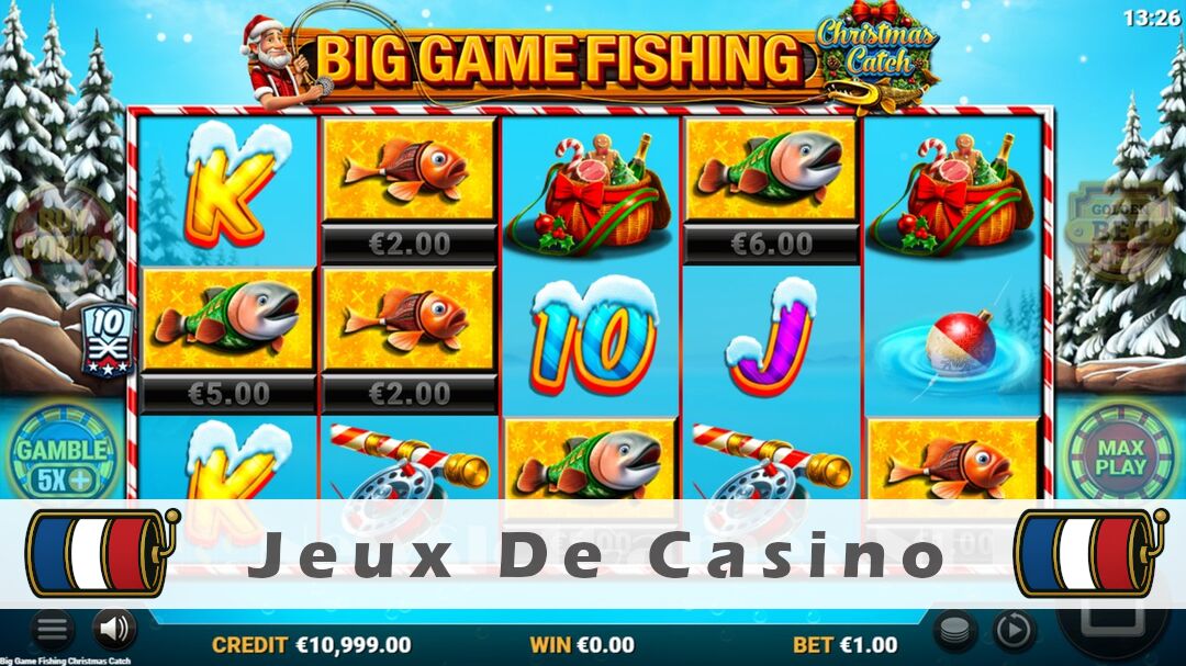 Démo de la machine à sous Big Game Fishing Christmas Catch Slot
