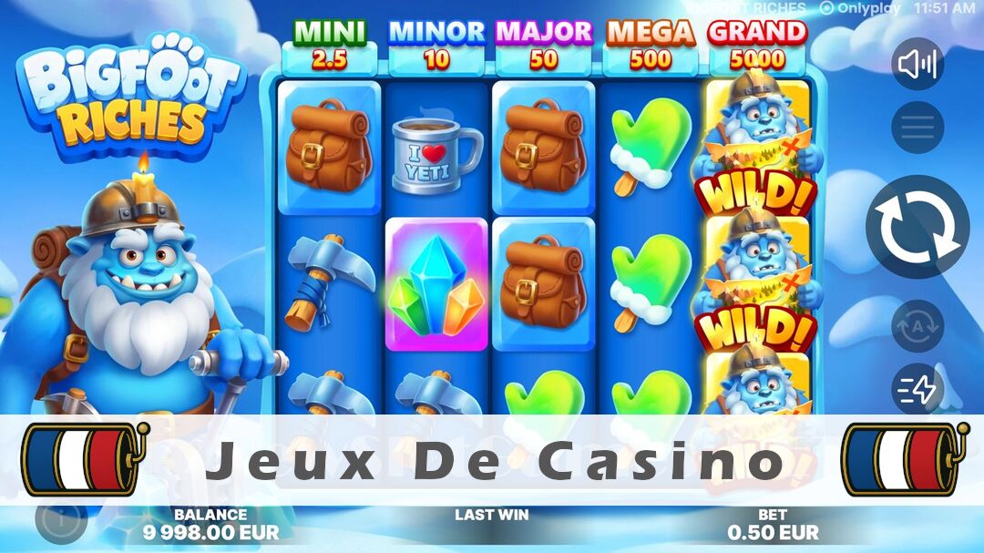 Démo de la machine à sous Bigfoot Riches Slot