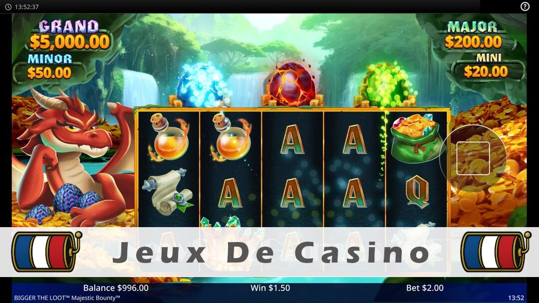Démo de la machine à sous Bigger The Loot Majestic Bounty Slot