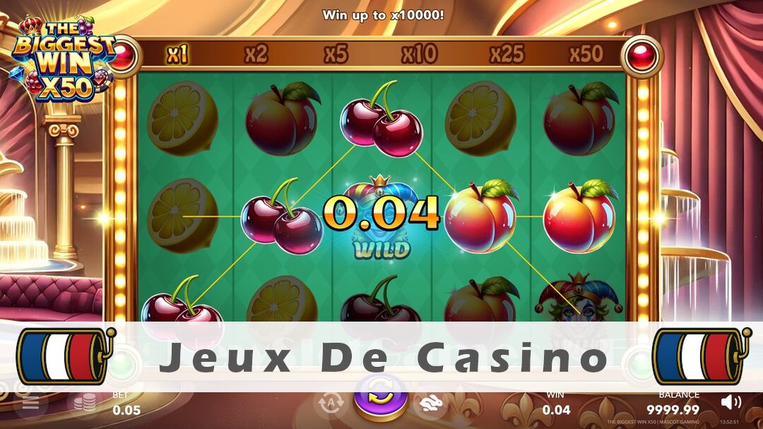 Démo de la machine à sous The Biggest Win x50 Slot