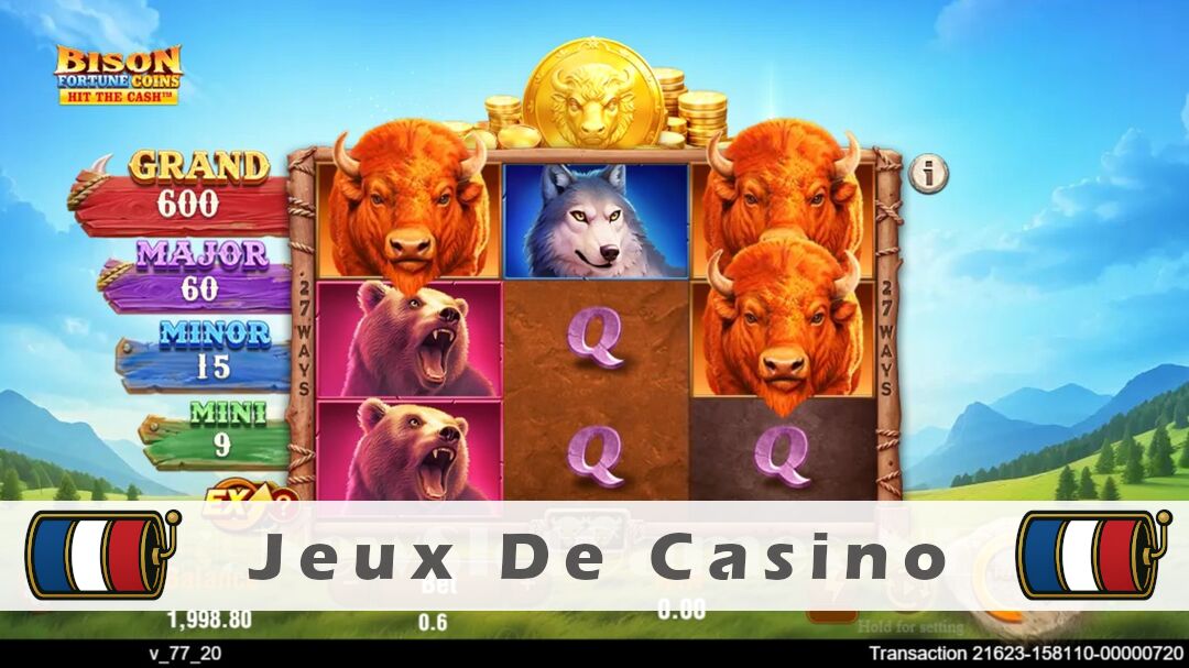 Démo de la machine à sous Bison Fortune Coins Slot