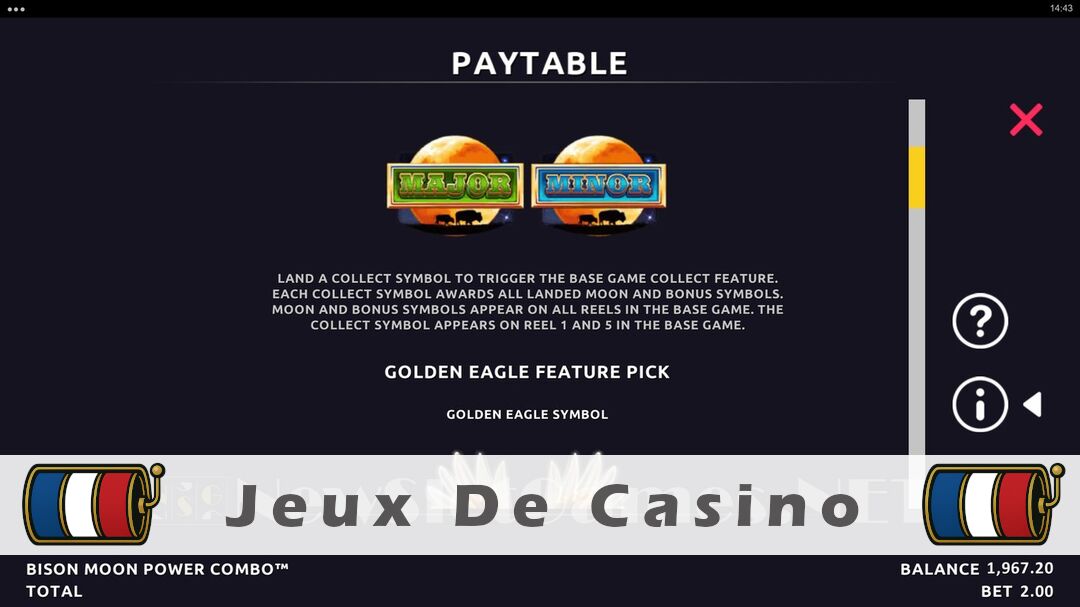 Démo de la machine à sous Bison Moon Power Combo Slot