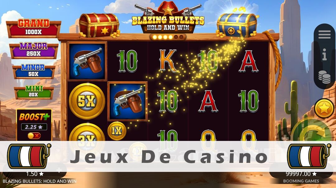 Démo de la machine à sous Blazing Bullets Hold and Win Slot