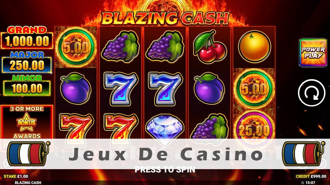 Démo de la machine à sous Blazing Cash Slot