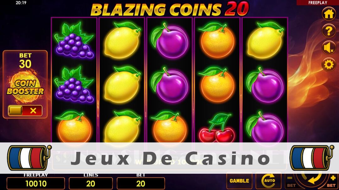 Démo de la machine à sous Blazing Coins 20 Hold & Win Slot