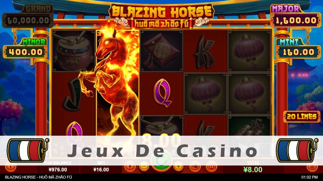 Démo de la machine à sous Blazing Horse Slot