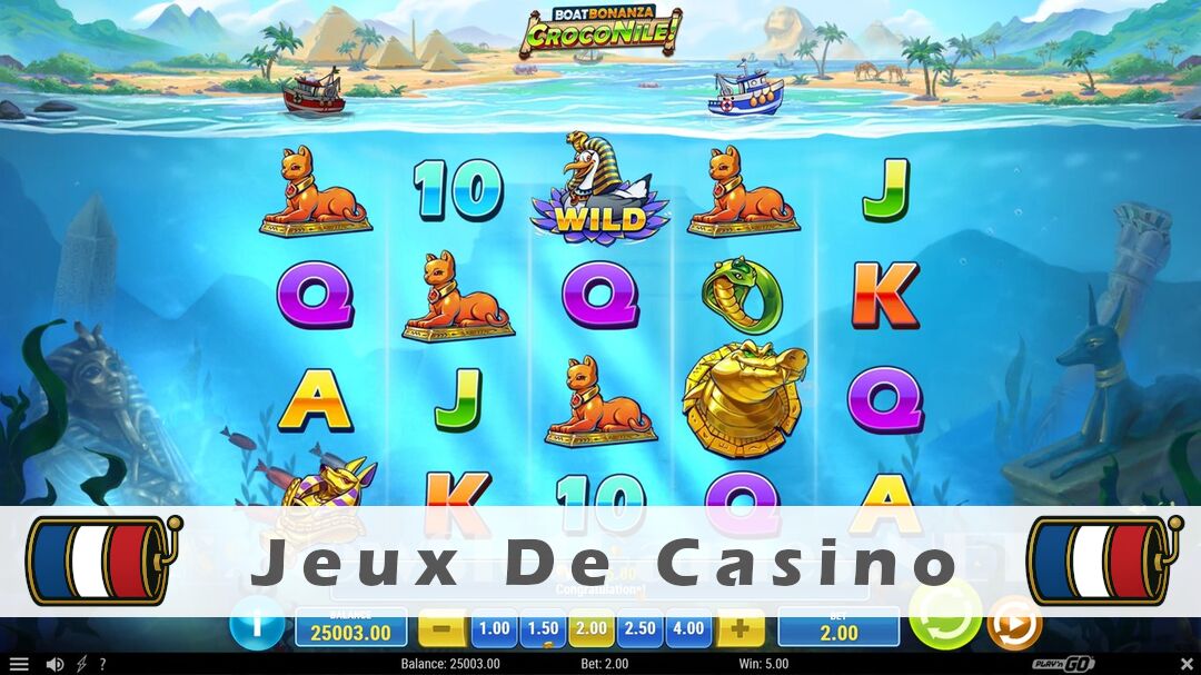 Démo de la machine à sous Boat Bonanza CrocoNile! Slot