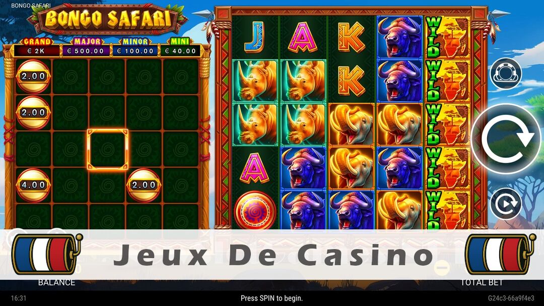 Démo de la machine à sous Bongo Safari Slot