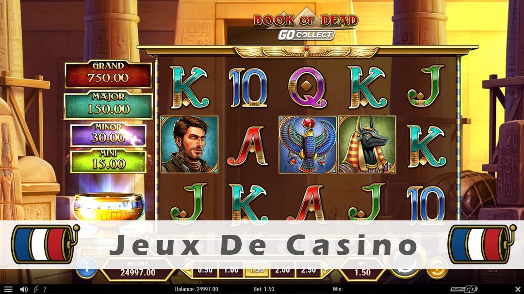 Démo de la machine à sous Book of Dead GO Collect Slot