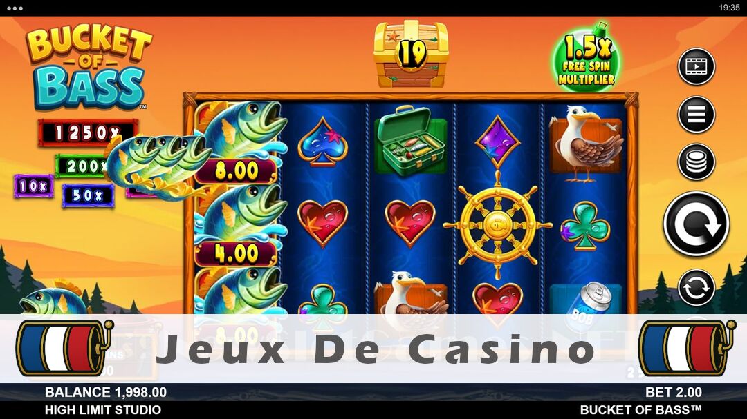 Démo de la machine à sous Bucket of Bass Slot