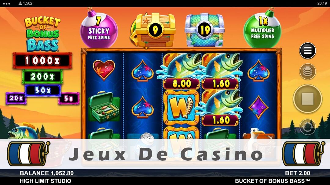 Démo de la machine à sous Bucket of Bonus Bass Slot