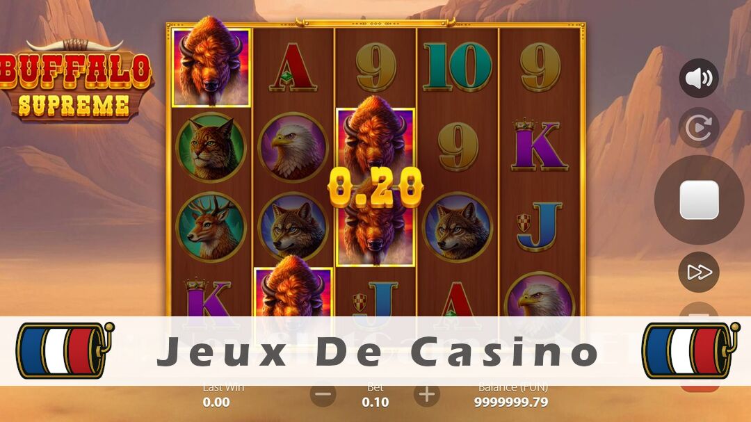 Démo de la machine à sous Buffalo Supreme Slot