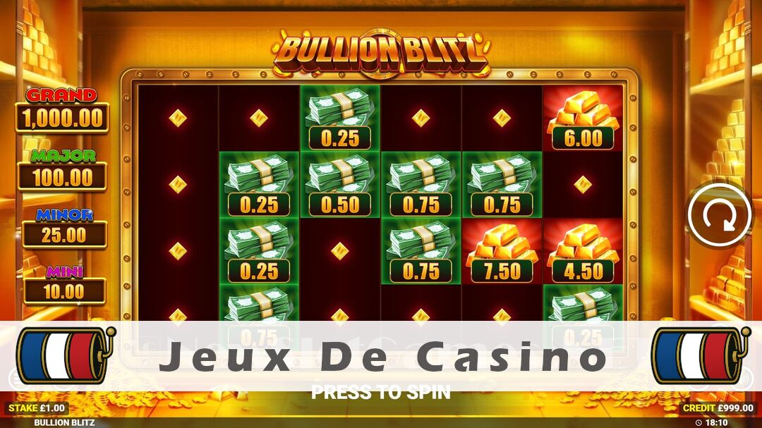 Démo de la machine à sous Bullion Blitz Slot